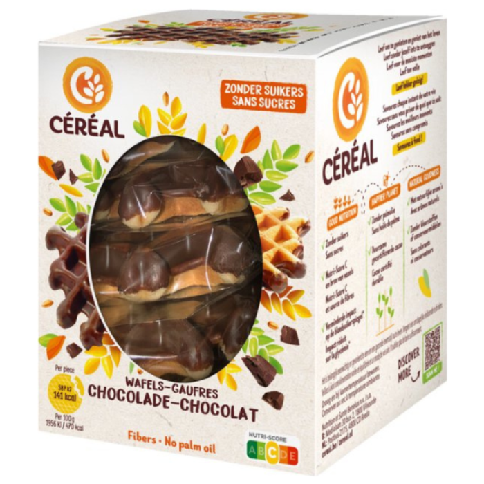 S.CER.VANILLEWAFELS CHOCOLADE 6X150GR A