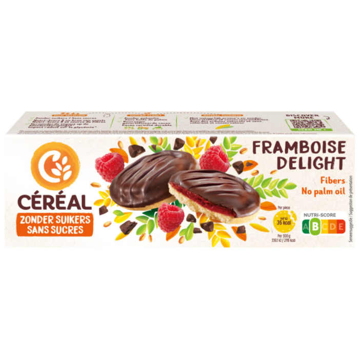 S.CER.KOEKJES FRAMBOOS DELIGHT 8X140GR A