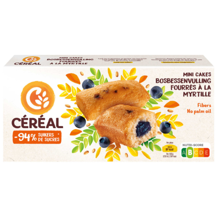 S.CER.MINI CAKES BOSBES 12X150GR A