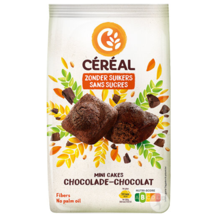 S.CER.MINI CAKES CHOCOLADE 6X196GR A