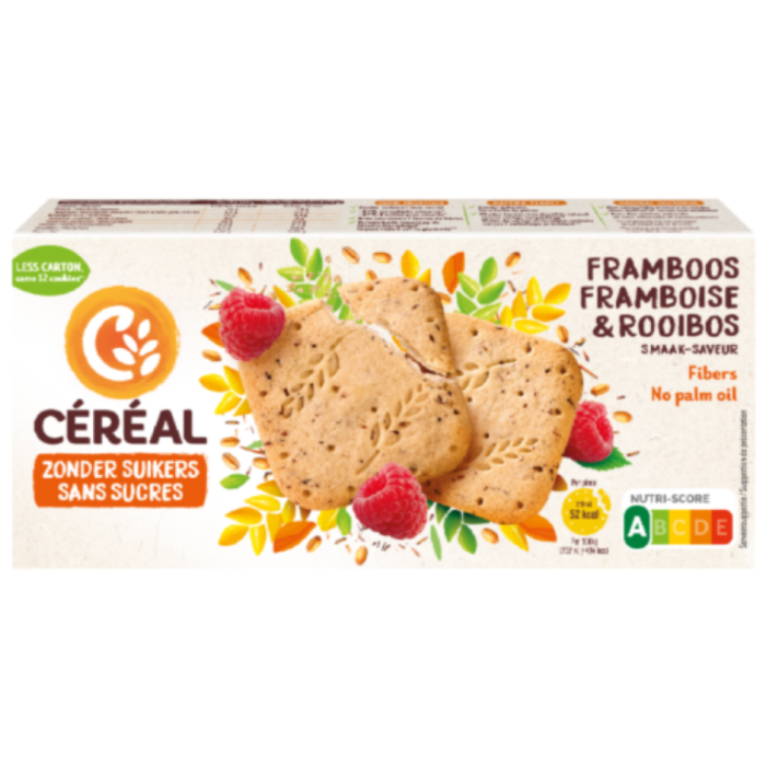 S.CER.BISC.FRAMBOOS/ROOIBES 12X150GR A