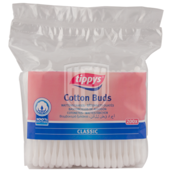 P.TIPPY'S OORSTOKJES ZAKJE 24X200ST