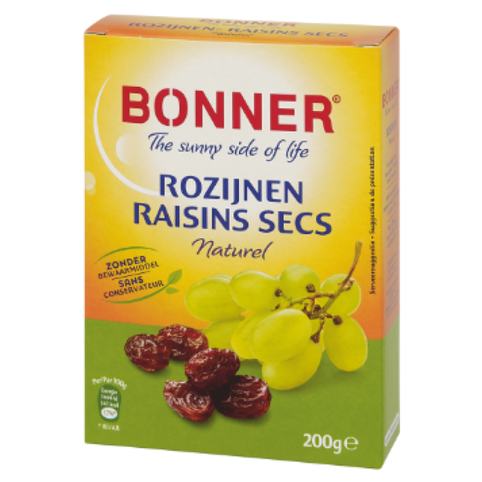 P.BONNER ROZIJNEN NAT.20X200GR &