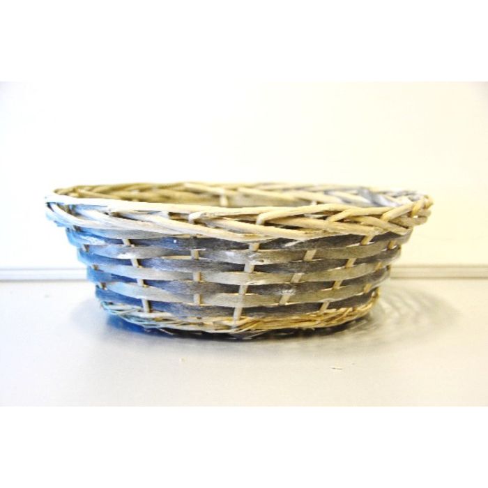 S.ROND MANDJE WHITEWASHED GRIJS