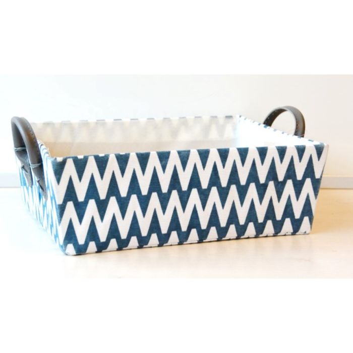 S.RECHTHOEKIG BAKJE VISGRAAT BLAUW S