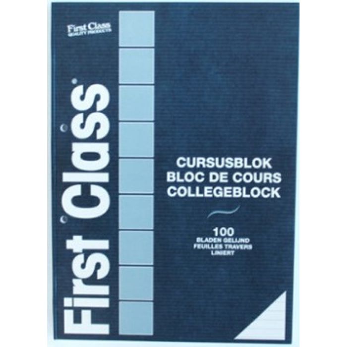 S.KURSUSBLOK LIJN GROOT 10ST