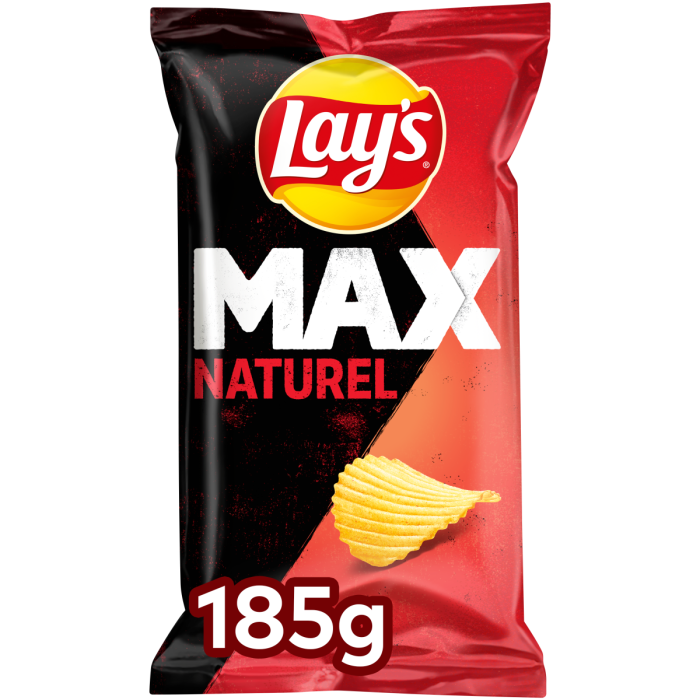 Z.LAY'S MAX NATUUR 22X185GR