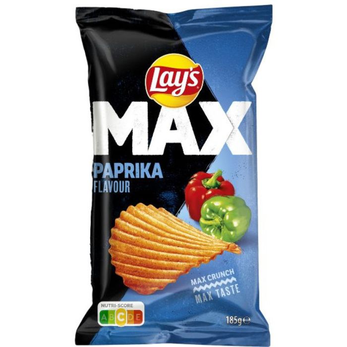 Z.LAY'S MAX SMOKEY PAPRIKA 22X185GR