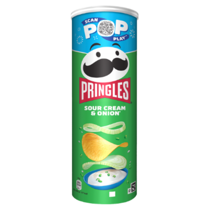 P.PRINGLES CHIPS CREAM ONION 19X165GR