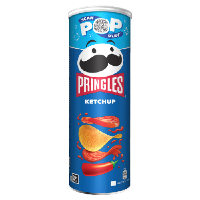 P.PRINGLES CHIPS KETCHUP 19X165GR