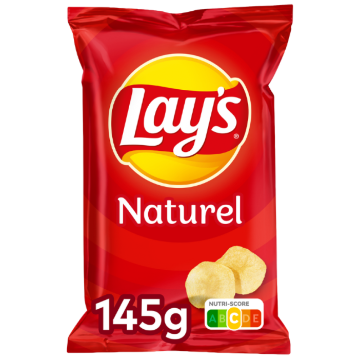 Z.LAY'S CHIPS NAT 20X145GR