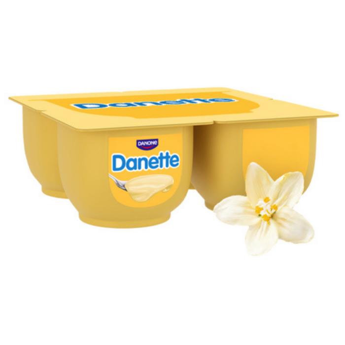 P.DANETTE VANILLE 8X(4X125GR)A