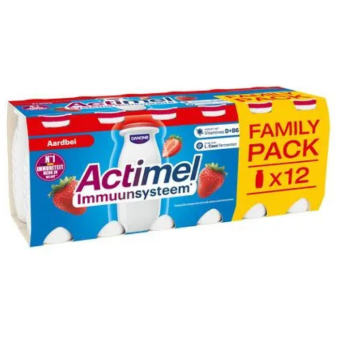 P.ACTIMEL AARDBEI 4X(12X100GR) A