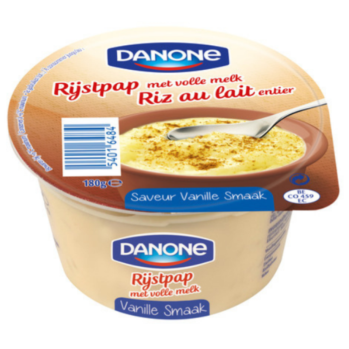 P.DANONE RIJSTPAP 12X100GR L°