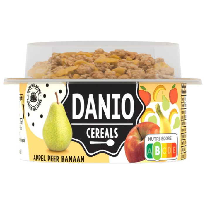 P.DANIO APPEL/PEER/BANAAN 6X150GR A
