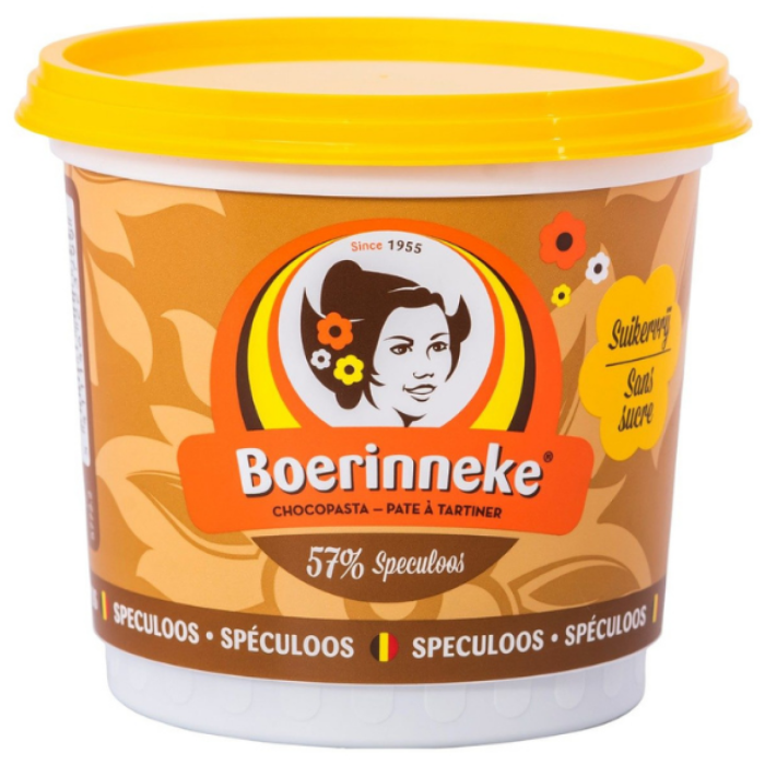 B.BOERINNEKE SPECULOOSPASTA  Z/SUIKER 6X400GR
