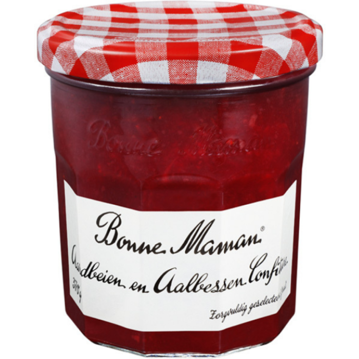 B.BONNE MAMAN AARDBEIEN AALBESSEN 6X370GR A