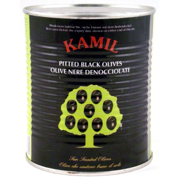 D.KAMIL OLIJVEN ZWART ONTPIT 12X850GR