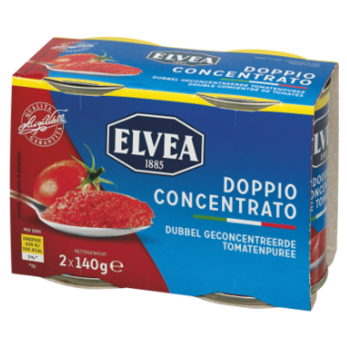 D.ELVEA TOMATENPUREE 30X(2X140GR) 'PP' A