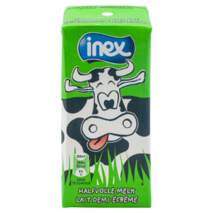 B.INEX  HALFVOLLE MELK 24X200ML EDGE