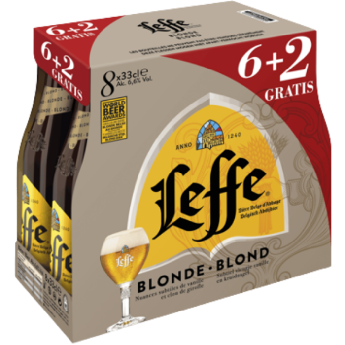 F.LEFFE BLOND 3X(6+2)X33CL