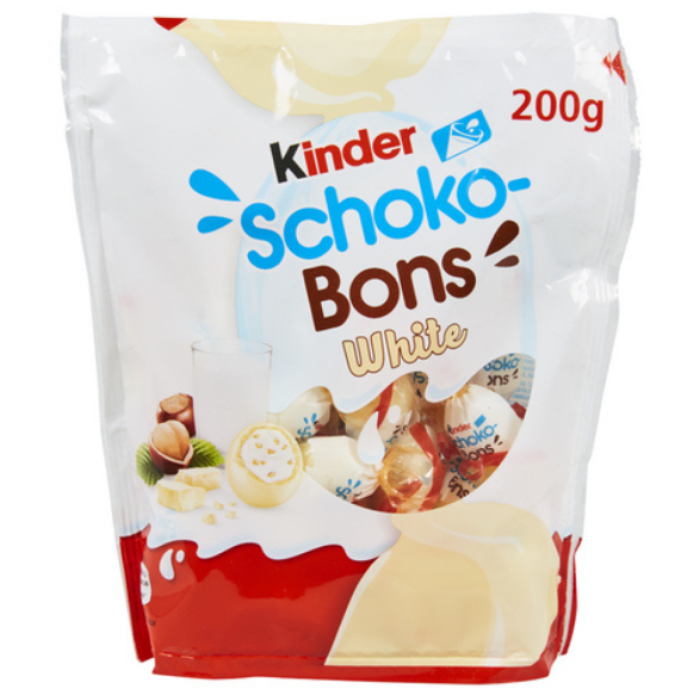 D.KINDER SCHOKOBONS WHITE 18X200GR