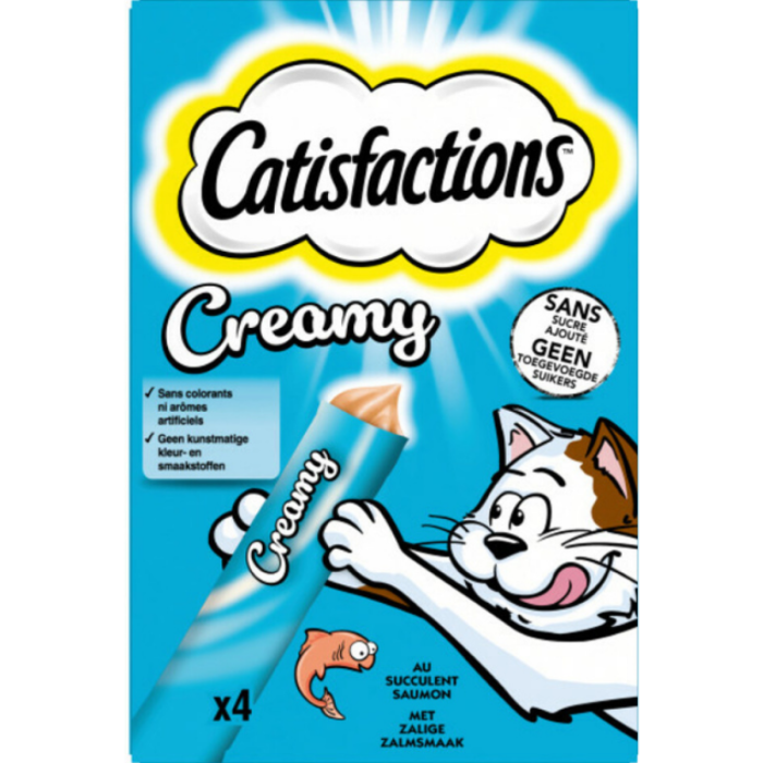 D.CATISFACTIONS CREAMY ZALM 11X(4X10GR) A