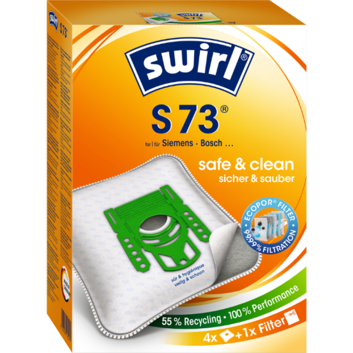 P.SWIRL STOFZUIGERZAK S73/4 ECOPOR 3X4ST