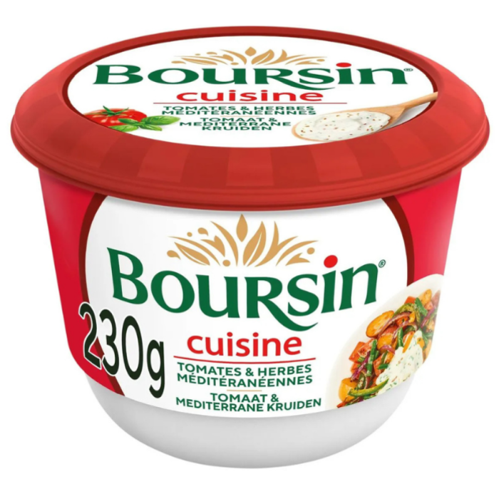 BOURSIN CUIS.TOM/KRUIDEN 6X230ML A
