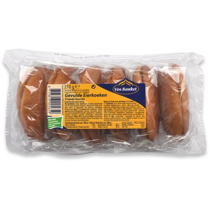 P.VOS GEV.EIERKOEKEN 12X210GR