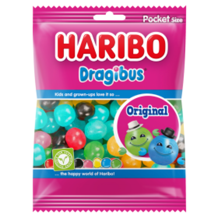 Z.HARIBO DRAGIBUS 18X80GR