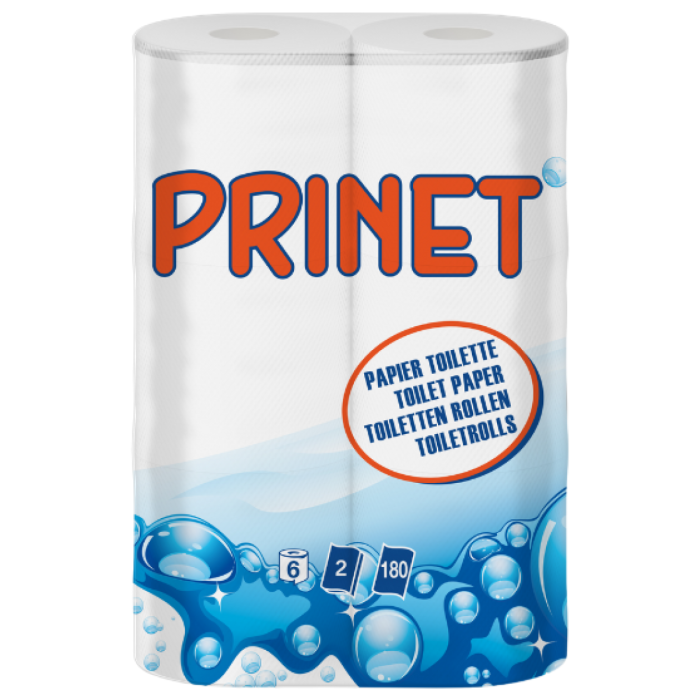 PRINET WC PAPIER WIT 12X6R