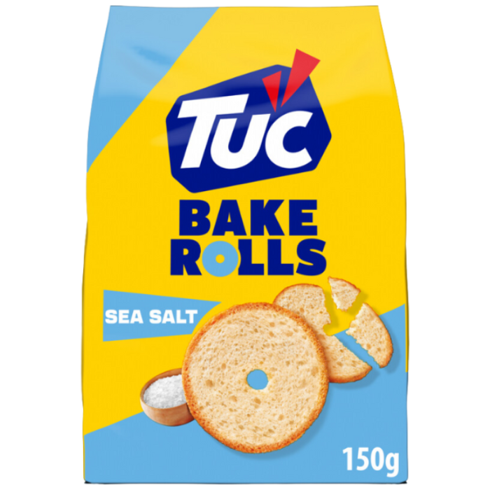 P.LU TUC BAKE ROLLS SALT 8X150GR