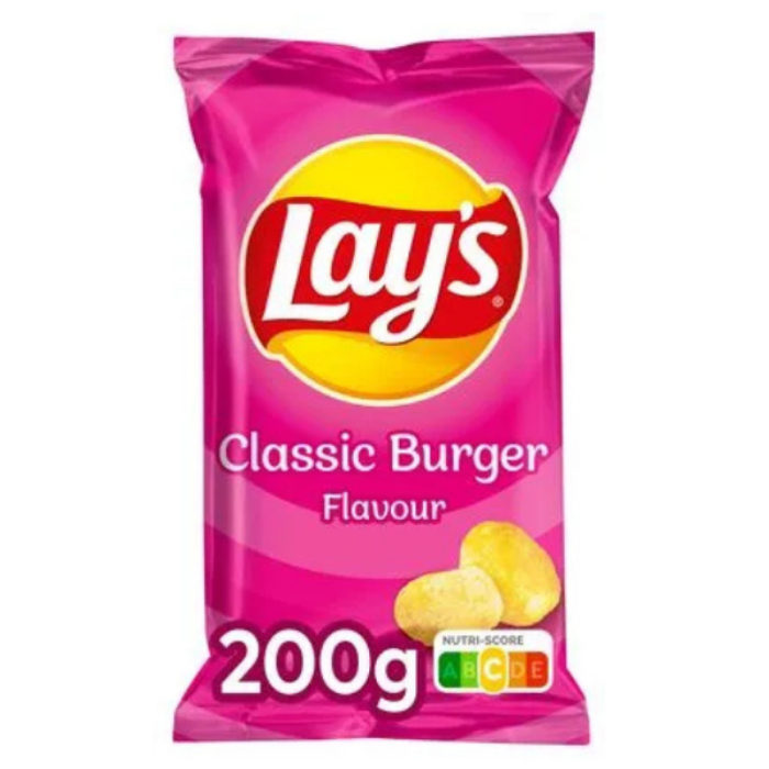 Z.LAY'S BICKY CLASSIC BURGER 18X200GR