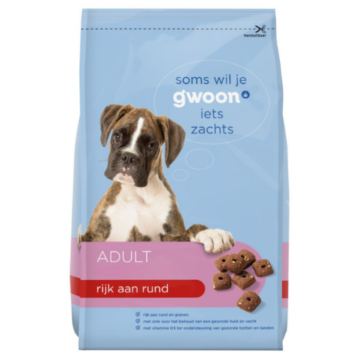 B.GWOON HOND BROKKEN RUND 3X1KG
