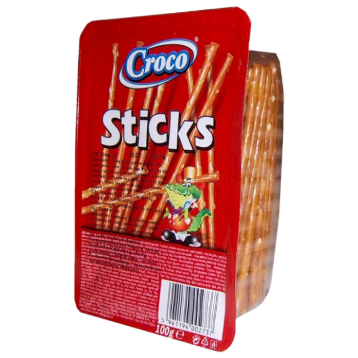 P.CROCO STICKS ZOUT 16X100GR