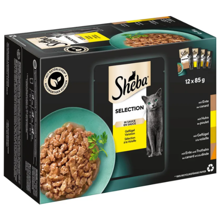 D.SHEBA DUO GEVOGELTE 13X(4X85GR) C°