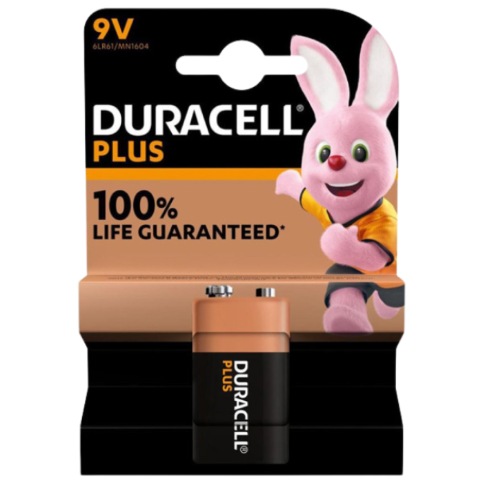 S.DURAC.9V PLUS (6LR61) 10X1ST A