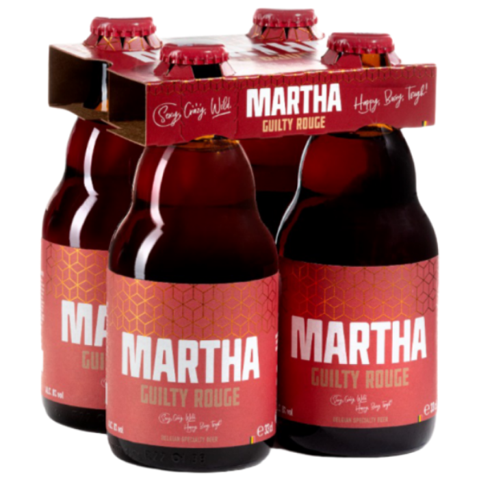 F.MARTHA GUILTY ROUGE 8% 6X4X33CL