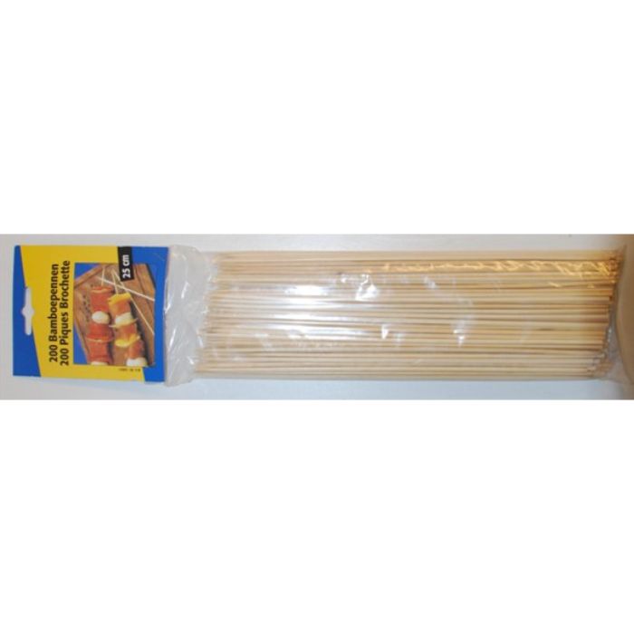 P.BROCHETTE PENNEN 25CM 10X200ST
