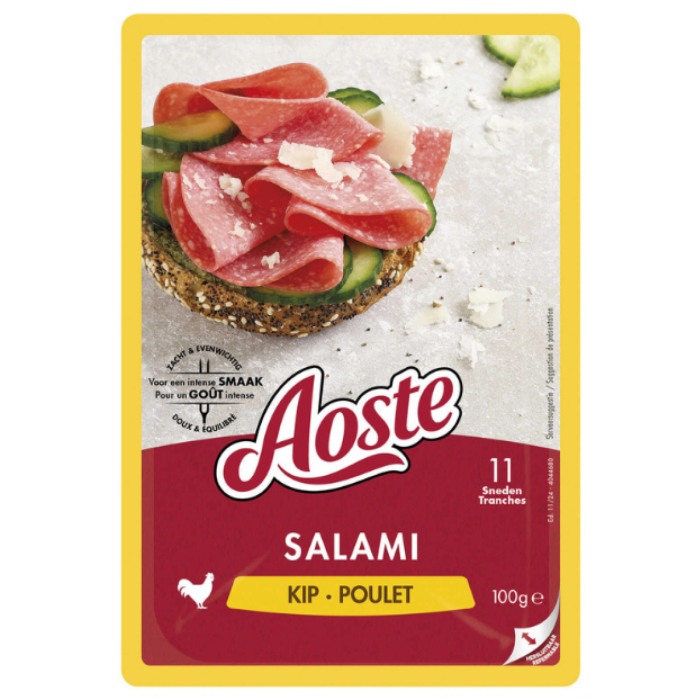 AOSTE KIPSALAMI 6X100GR A