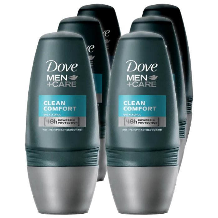 F.DOVE DEO ROLL MEN CLEAN COMFORT 6X50ML C°