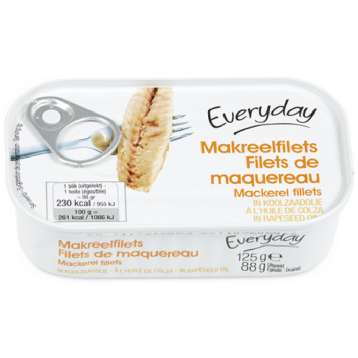 D.EVERYDAY MAKREELFIL.OLIE 12X125GR R
