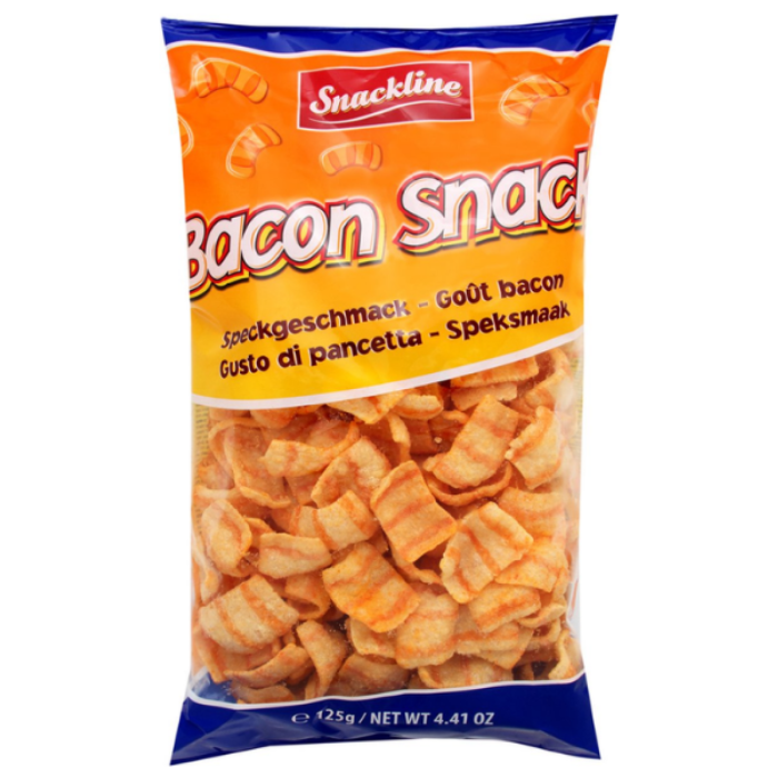 P.SNACKLINE BACON SNACK 20X125GR