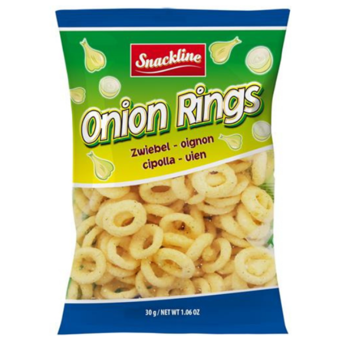 P.SNACKLINE ONION RINGS 20X125GR