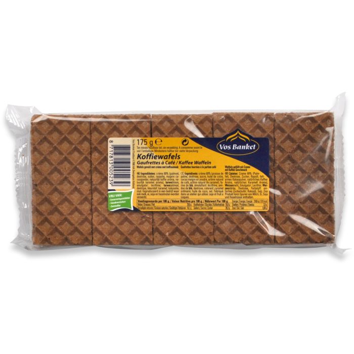 P.VOS KOFFIE WAFELS 16X175GR