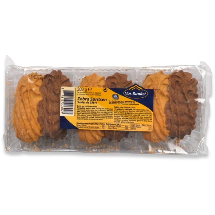 P.VOS ZEBRA KOFFIESPRITSEN 10X300GR