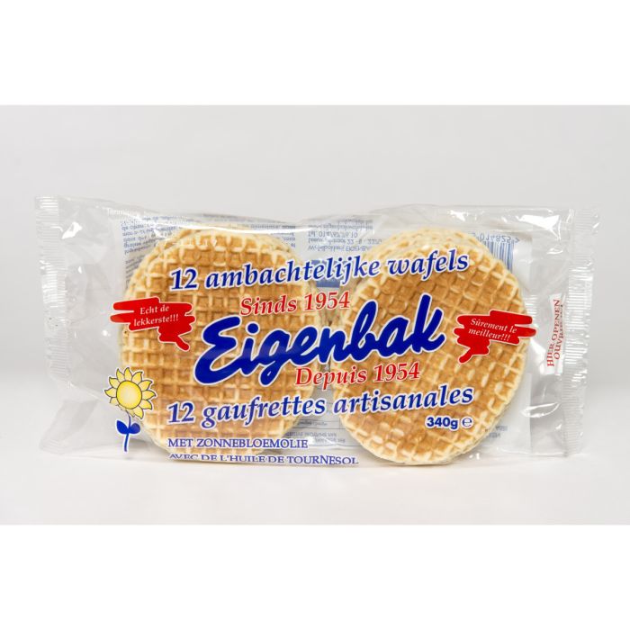 P.EIGENBAK WAFELS PLAT 10X12ST