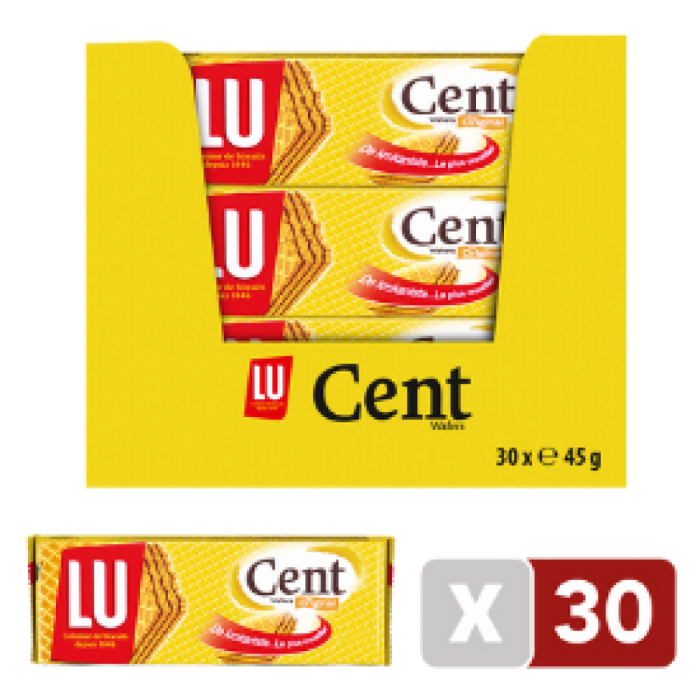 P.LU CENT WAFERS ORIG.30X45GR