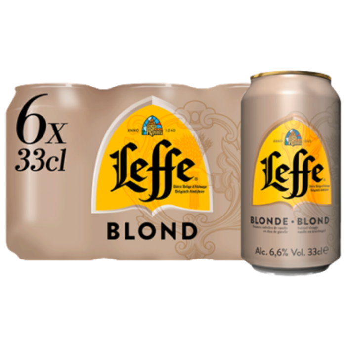 F.LEFFE BLOND BLIK 4X(6X33CL) &